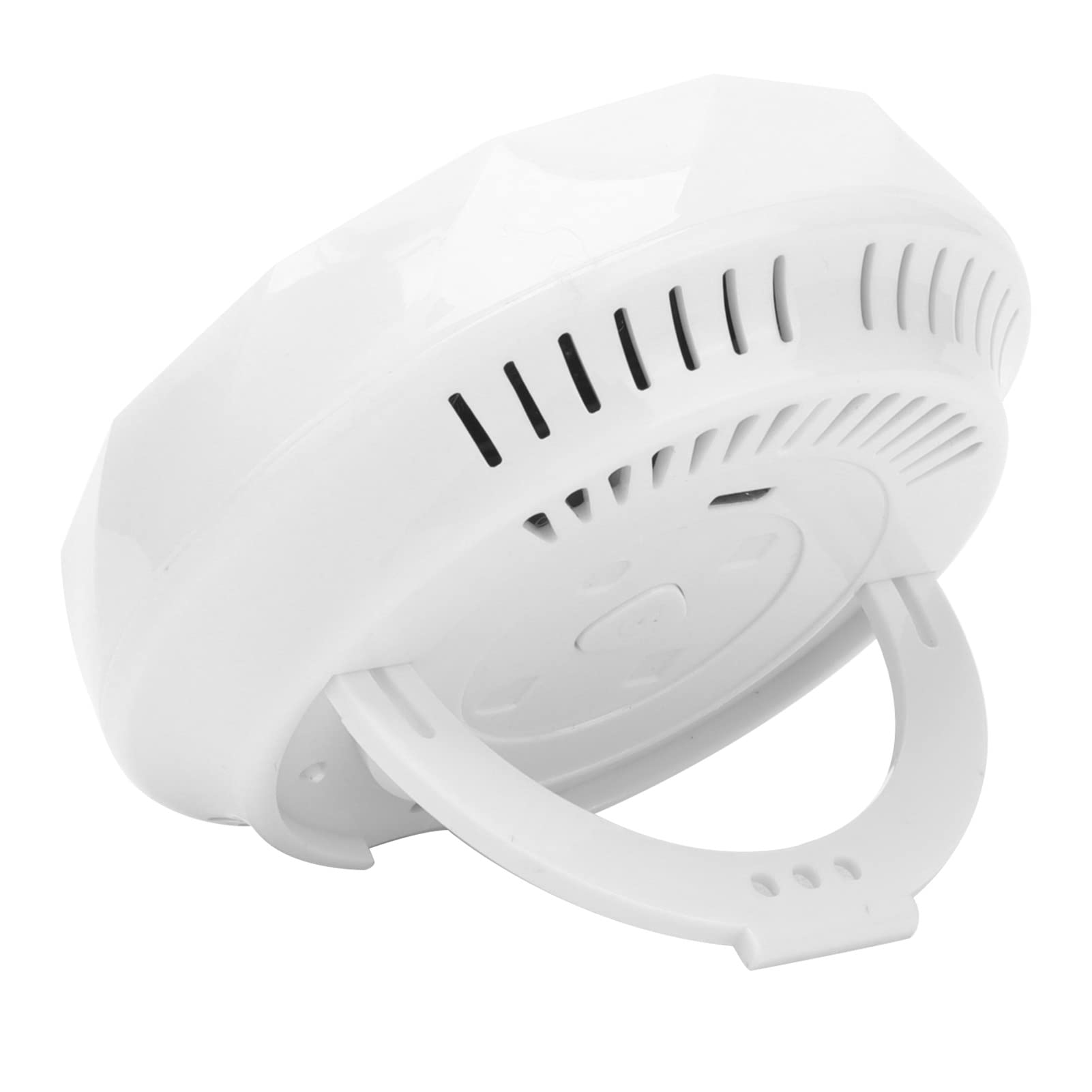 Detector de Calidad del Aire Multifuncional Monitor de CO2 Portátil para Hogar Oficina Gimnasio Pantalla Digital ABS 1 Unidad (Blanco)