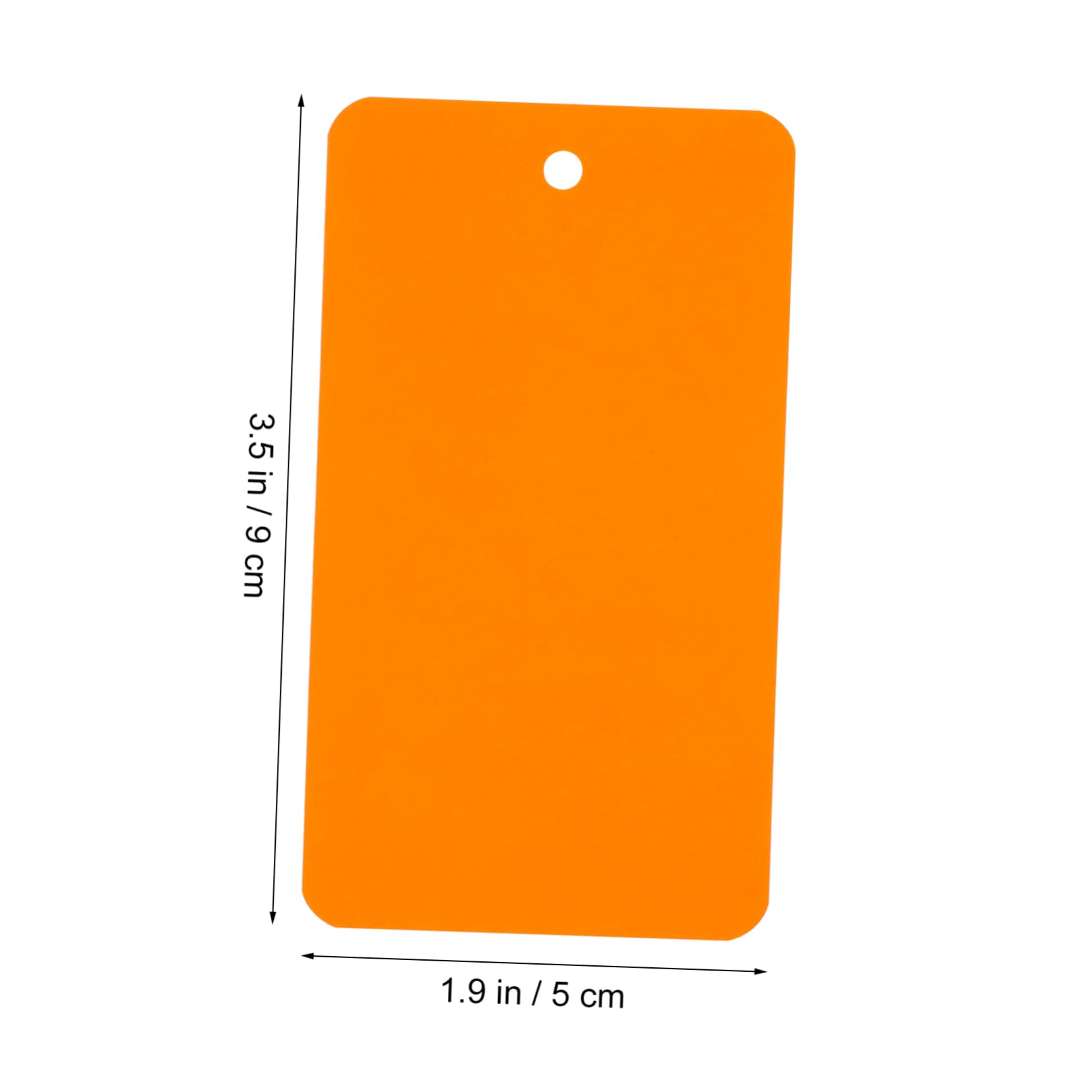 Uonlytech 4 Ensembles Étiquettes Suspendues Blanches Pvc Transparent Mat Décoration Pour Fête Étiquettes De Prix Marqueurs Cartes De Message Accessoires De Boutique 200 Pièces * 4