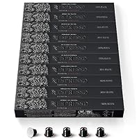 CAPSULE NESPRESSO ORIGINALI - Ispirazione Ristretto Decaffeinato, 100 Capsule Nespresso, Intensit...