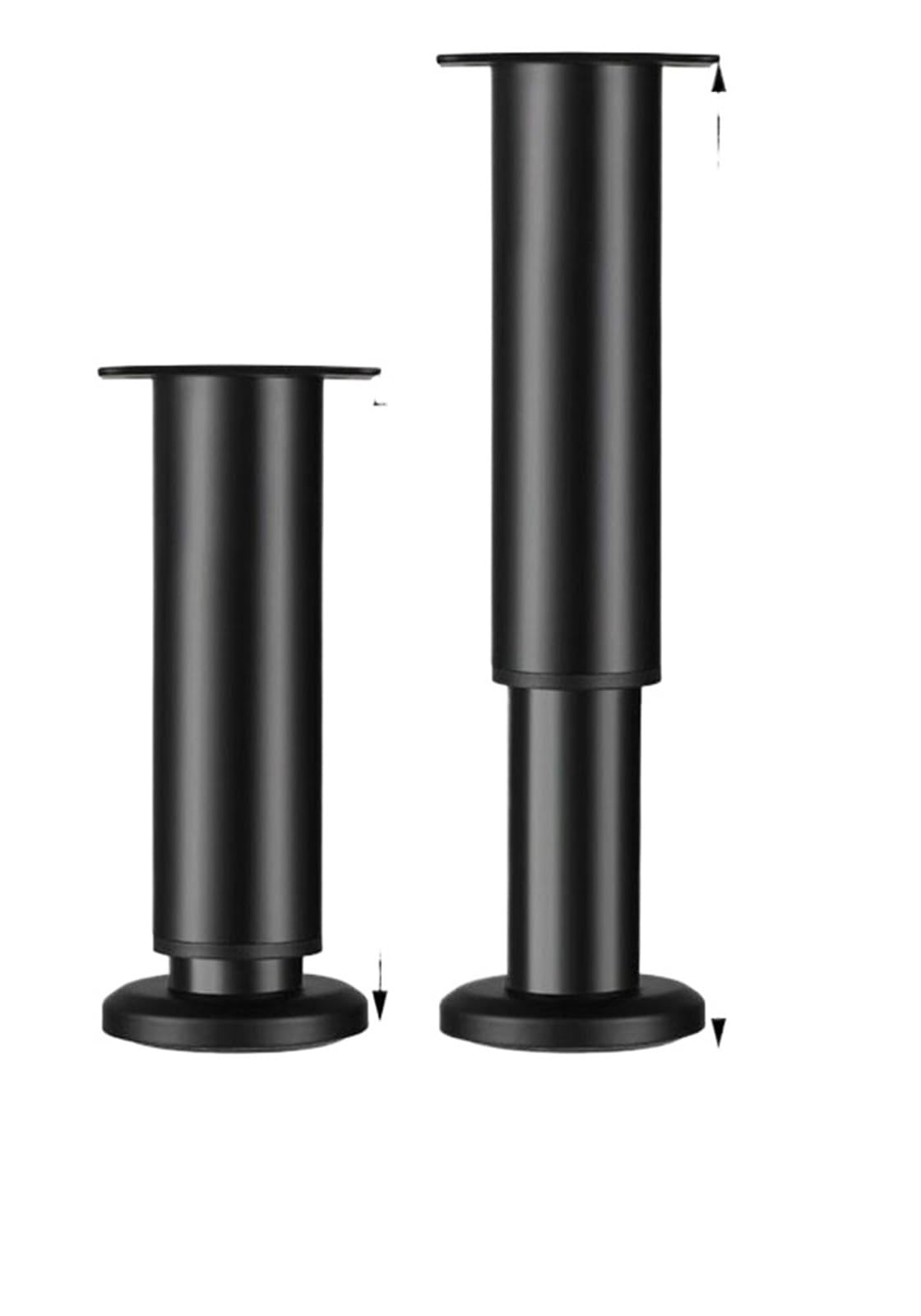 Patas plegables acero inoxidable para mesa de repuesto y pie nivelador de sofá