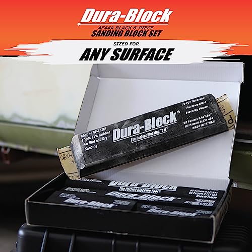 image for Dura-Block Set 6pc - Flexible EVA Foam Wet or Dry Autobody Sanding Blo