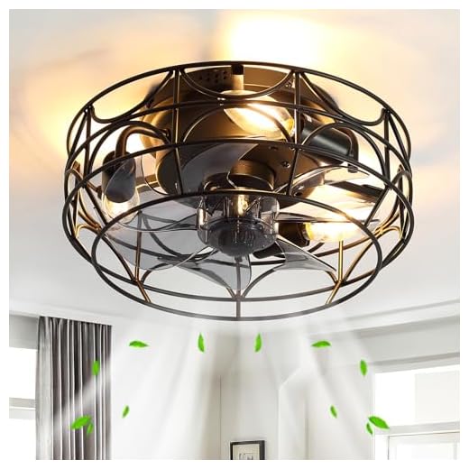 Ventilador Industrial com Gaiola e Luz