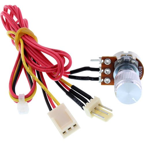 Preisvergleich Produktbild 3 Stück InLine Stufenlose Lüfterregelung, Drehpotentiometer, 3polig, 5-12V