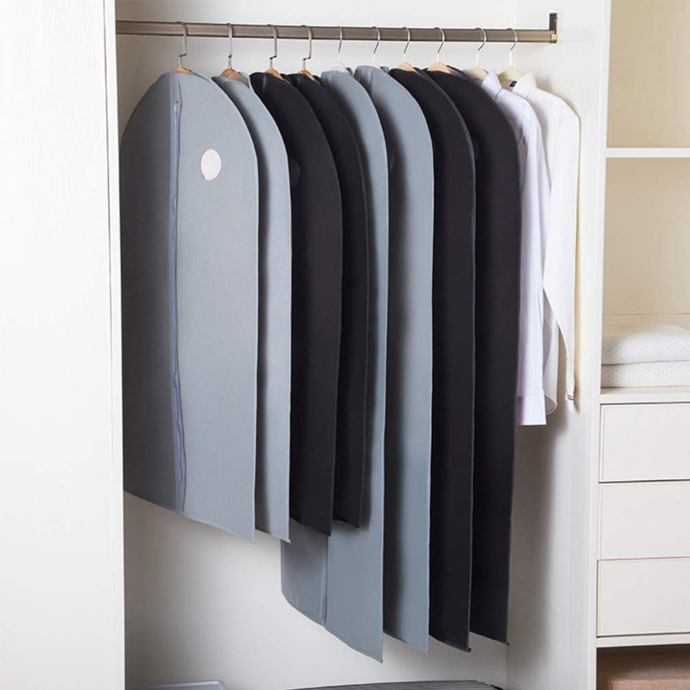 Garneck 6pezzi Copriabiti Antipolvere in Tessuto Non Tessuto Spesso Borse Portaoggetti Traspiranti per Abiti Camicie Pantaloni Top e Cappotti Protezioni per Conservazione Casa e Viaggi