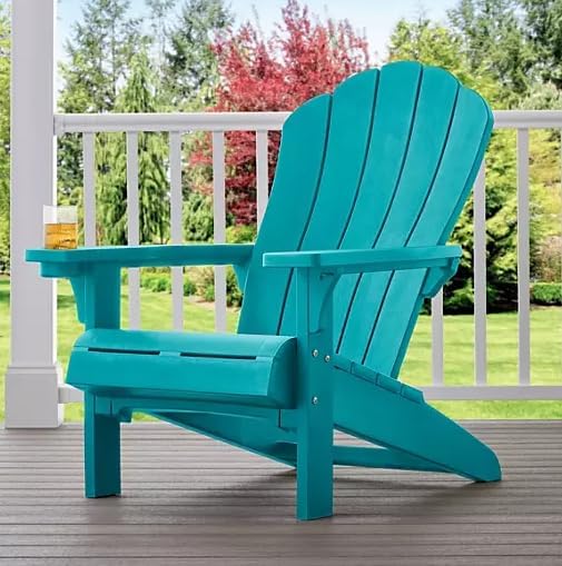 Generic Outdoor Everest Adirondack Chair with Integrated Cupholder (Teal)