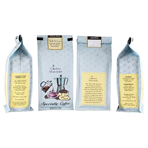 Coffee Masters Café en Grano Sabor Vainilla 12 oz x4 miniatura 4