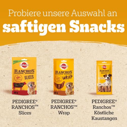 Pedigree Hundesnacks RANCHOS Superfoods mit Huhn 7x70g