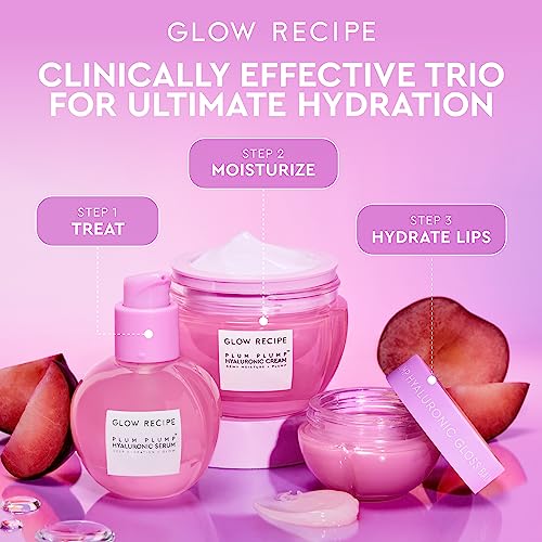 Glow Recipe Hyaluronic Acid Plumping Lip Balm for Women & Men - Clear, Hydrating High-Shine Gloss + Overnight Dry Lips Treatment for a Smooth, Fuller Look - Makeup Prep, Korean Skin Care, 15ml - Image 7