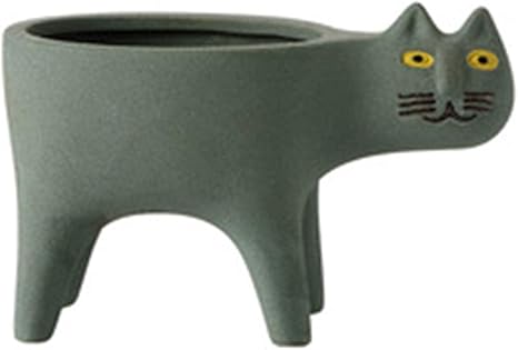 Amazon 植木鉢 多肉植物 かわいい猫 プランター 小さなスカーフ付き 排水穴あり セラミック植木鉢 動物プランター 陶器鉢 おしゃれ 植物コンテナ ガーデニング飾り 手工芸品 視覚の魅力 11 Diy 工具 ガーデン
