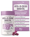 Legendairy Milk Pure Myo-Inositol & D-Chiro Inositol, PCOS Supplements Inositol Supplement for Women, Hormone Balance 40:1 Ratio Ovarian Support, Fertility Supplement | 2000mg, 120 Vegan Capsules