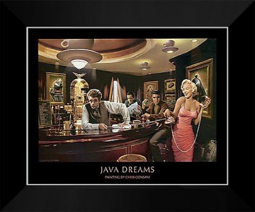Chris Consani Framed Art Print 18x15 "Java Dreams"
