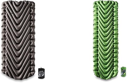 Miniatura 4 de KLYMIT Alfombrilla de dormir STATIC V LUXE con aislamiento, extra ancha (30 pulgadas), comodidad, el mejor equipo de campamento para automóvil,