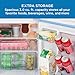 Avanti Mini Fridge with Freezer Retro Design Compact Refrigerator for Home Office or Dorm, Features Dual Doors Removable Shelves Manual Defrost and Mechanical Adjustable Temp Control, 3.1-Cu.Ft, Blue