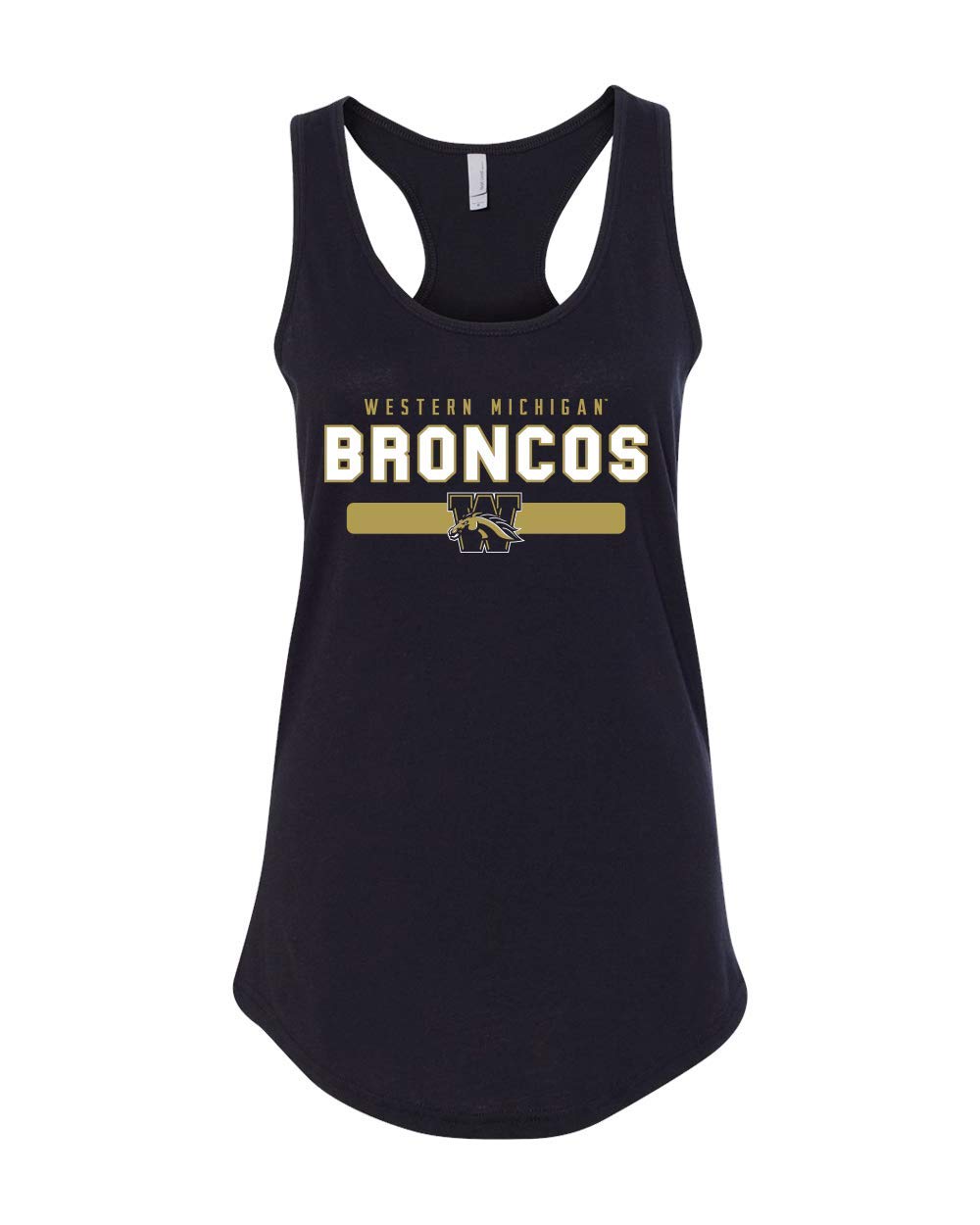 CreateMyTee | Western Michigan Broncos Two Color Tank Top |