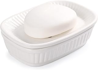 ソープディッシュ おしゃれ石鹸置き せっけんトレー 陶器 石鹸置き お風呂 バス用品 浴室 洗面台などに適用