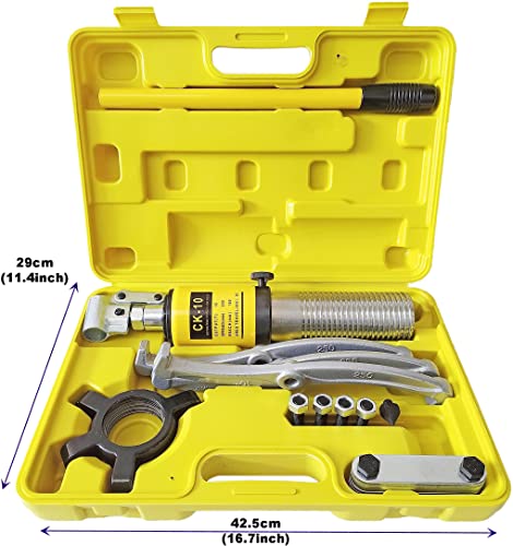 Image of Inditrust 10 Ton Hydraulic Puller Automotive Tool Wheel Bearing Pulling Separator Kit Bearing Hub Puller Garage Tooling Bearing pullers Lever Tool