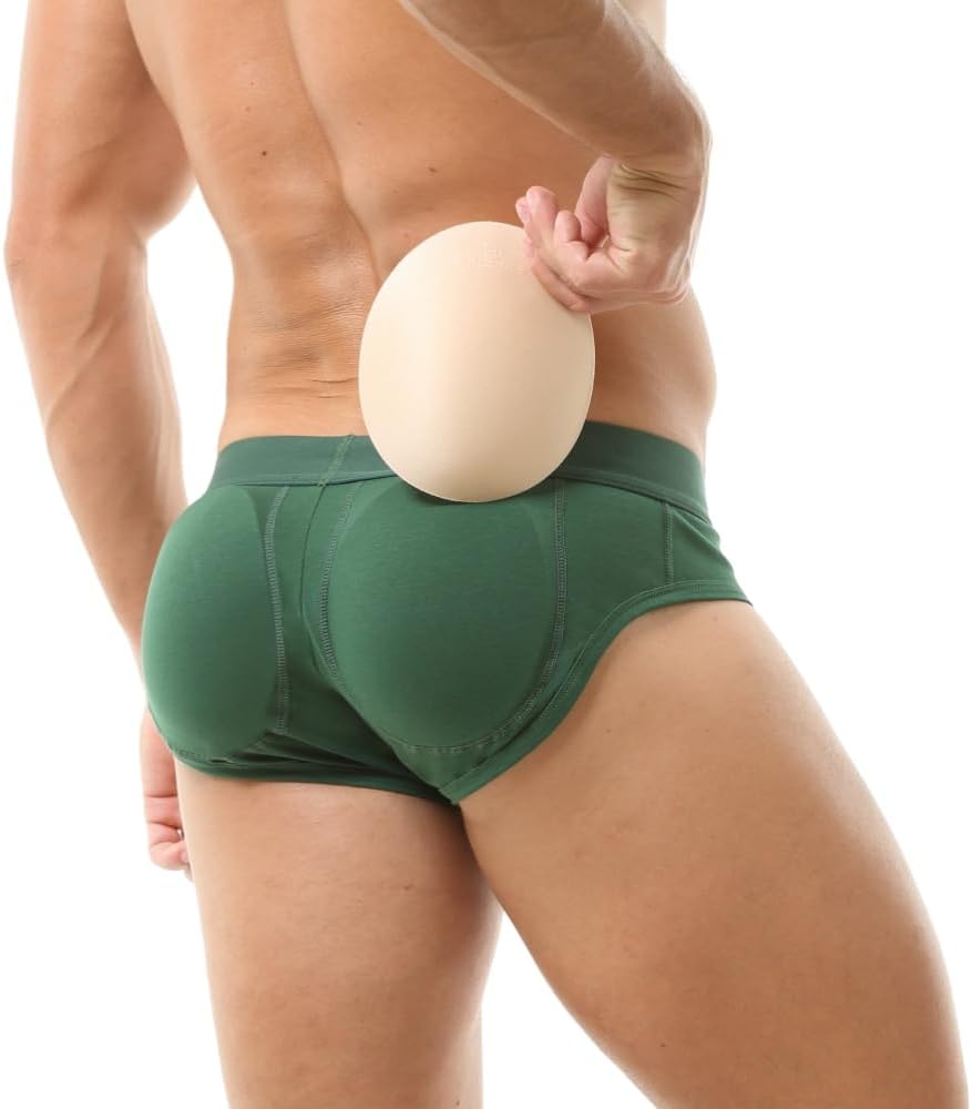 BRODDLE Mens Padded Briefs Removable Pad of Butt Lifter and Enlarge Package Pouch - Image 2