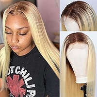 blonde with dark roots wig