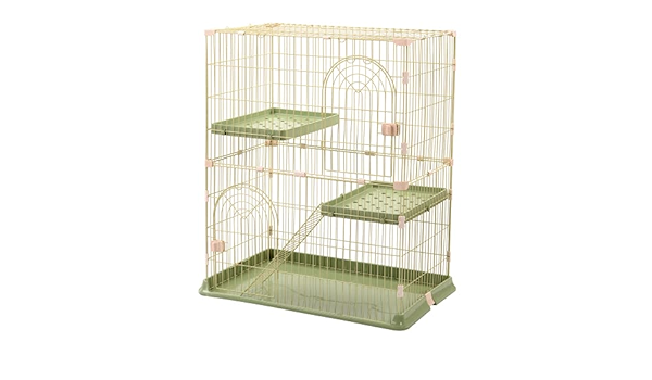 Amazon.co.jp: 猫 ケージ キャットケージ 2段 猫ゲージ おしゃれ