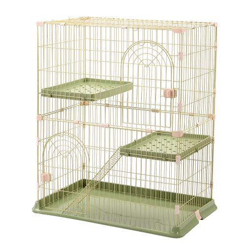 Amazon.co.jp: 猫 ケージ キャットケージ 2段 猫ゲージ おしゃれ