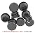 (Pack of 8) CAP PLUGS 1" (1 Inch) Round OD (10 -14 Gauge) Fits 0.740"-0.830" ID) Black LDPE Plastic FENCING Tubing Plug - Steel Furniture Pipe Tube Insert | - End Caps for Fitness Eqpt.