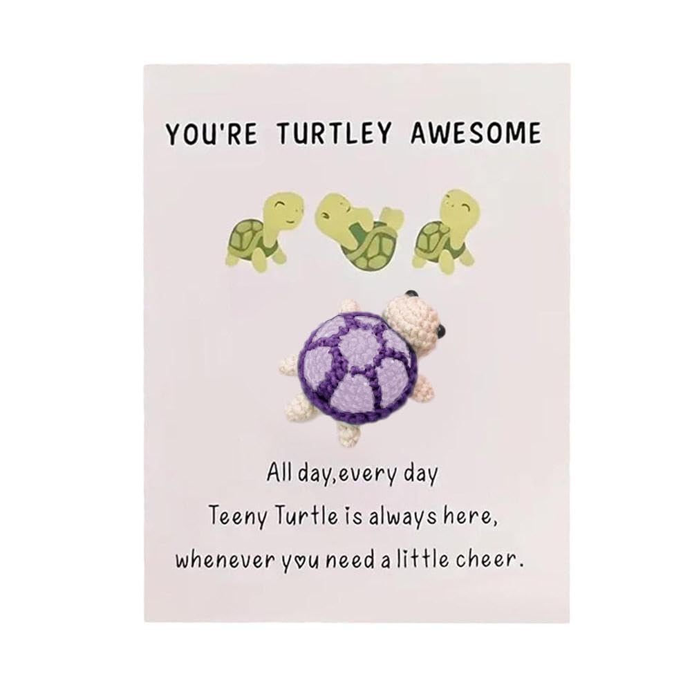 Mini Pocket Hug Turtle, Viaggio Tartaruga Regalo Ispiratore Con