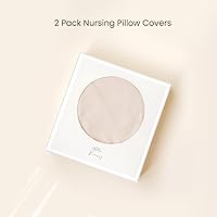 Vista 7 de Konssy Paquete de 2 Fundas para Almohada de Lactancia, Funda de Lactancia Elástica y Suave para Amamantar, Funda de Almohada para Bebés Niñas Niños