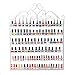 Dazone DIY Mounted 6 Shelf Nail Polish Wall Rack Organizer Holds 120 Bottles Nail Polish or Essential Oils (White)