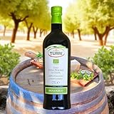 Turri Gardasee BIO Olivenöl Extra Vergine 0,75L – 100% Italienisch, Natives Olivenöl extra aus Italien,Kaltgepresst,Mild & Fruchtig