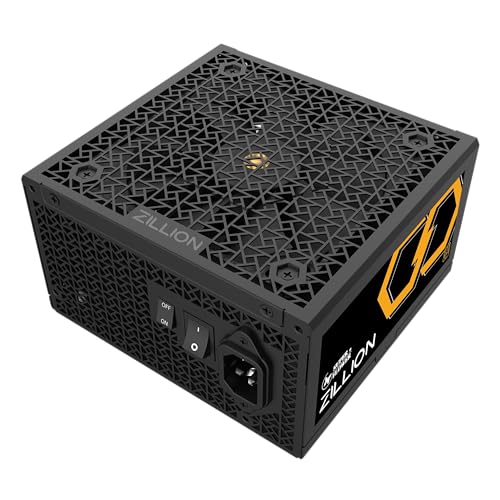 Image of Super Flower Zillion FG 1250W 80+ Gold, Full Modular, ATX 3.1 / PCIe 5.0, W /12V-2x6 Cable (2x8pin - 16pin Native Cables), Power Supply, FDB Fan, SF-1250Z12FG, Black Version