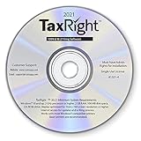 TaxRight 2021 Software (Formerly Known as TFP) for Tax Form Filling, Printing, and Filing, CD-ROM Designed for Windows Computers and Small Business Use, Compatible with 2021 Tax Forms