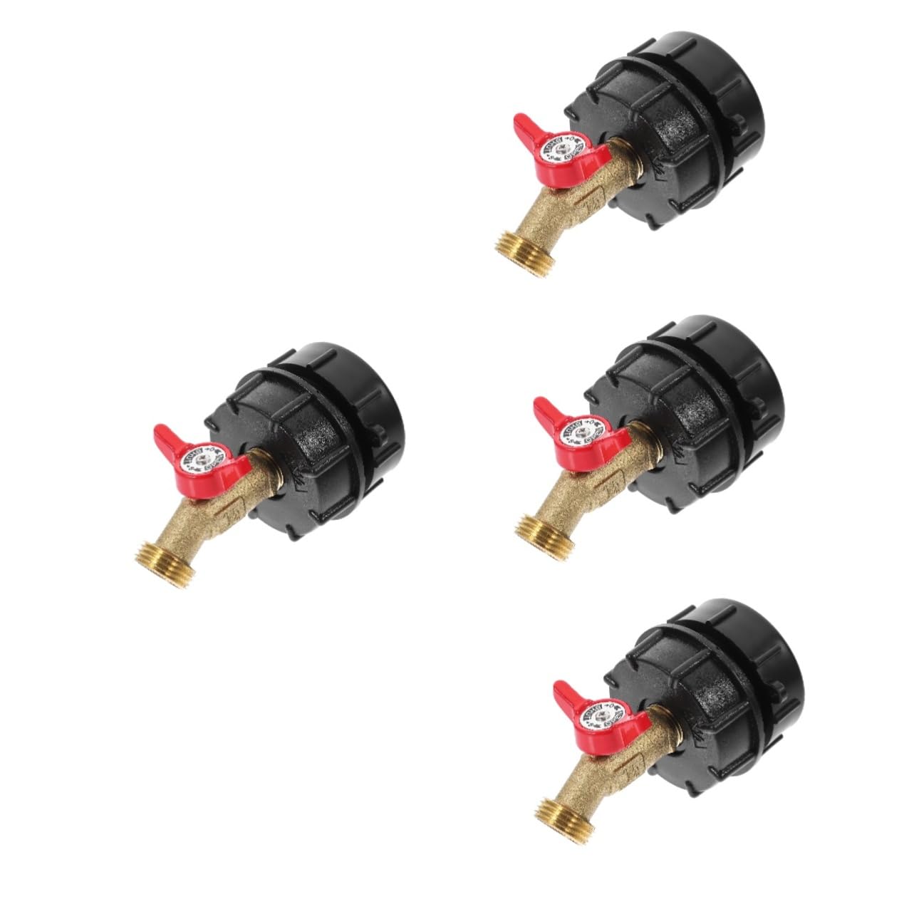 Adaptateur IBC avec robinet laiton BESPORTBLE pour raccord étanche de réservoir