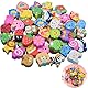Huoflame 30 Stück Bunte Radiergummis Set - Lustige Cartoon PVC Radierer für Kinder, Perfekte Schulsachen, Klassenzimmer Belohnungen, Mitgebsel für Party, Kindergarten & Grundschule
