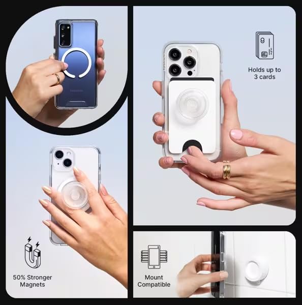 Image of PopSockets Phone Grip for MagSafe, Magnetic Holder- Star Pikachu