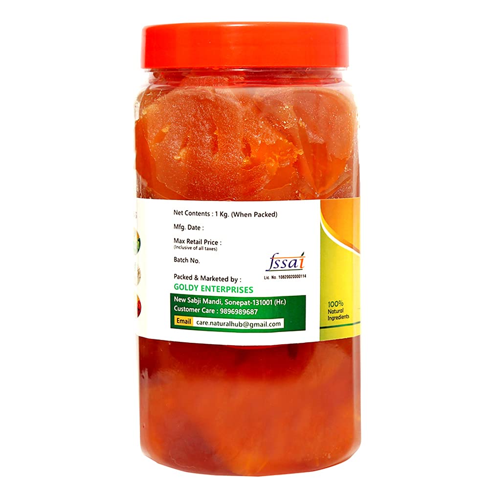 Natural Hub Pure Organic Made in India Home Made Bel/Belgiri Murabba The Right Choice (1 Kg) - Image 3 thumbnail