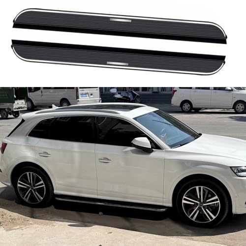 Estribos laterales para Audi Q5 2018-2025 aluminio negro miniatura 1