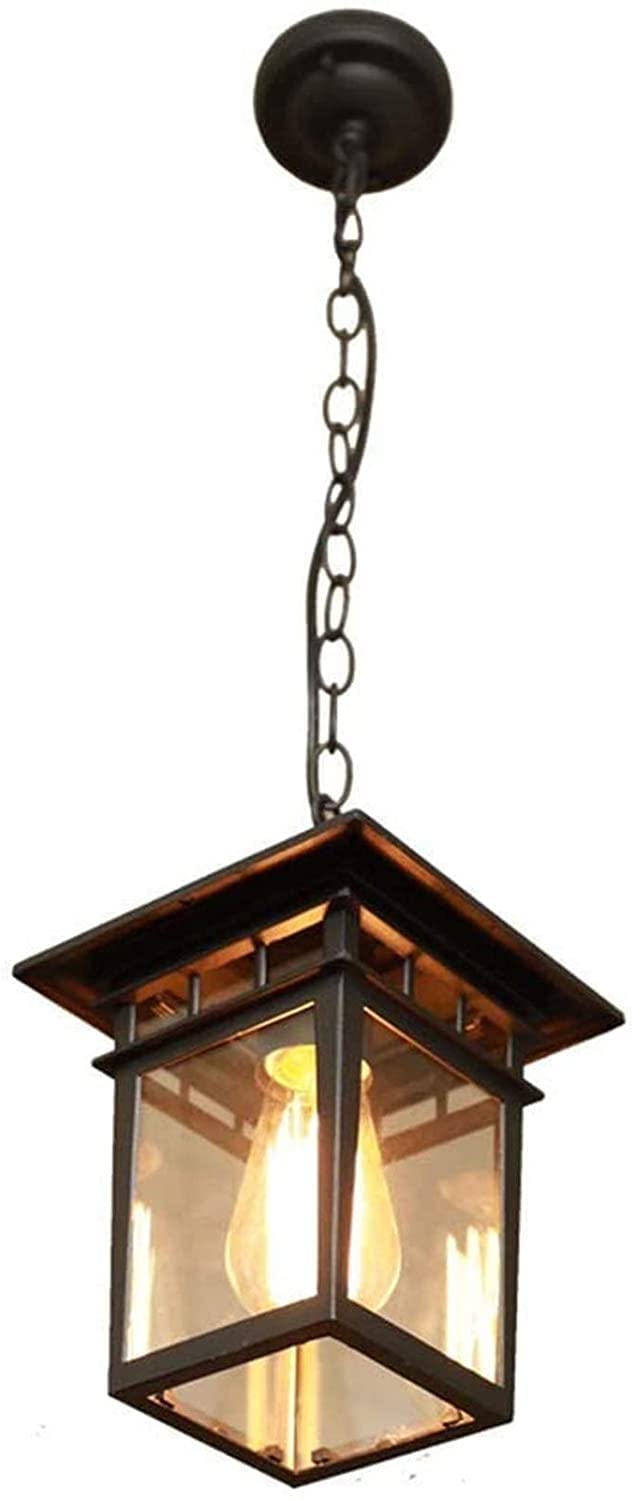 Retro Zewnętrzna Wodoodporna Lampa Wisząca E27 Odlewane Aluminium Antyczne Wysokość Regulowana Lampa Wisząca Dziedziniec Korytarz Willa Biustonosz Mieszkanie Balkon Oświetlenie E27 Interesting