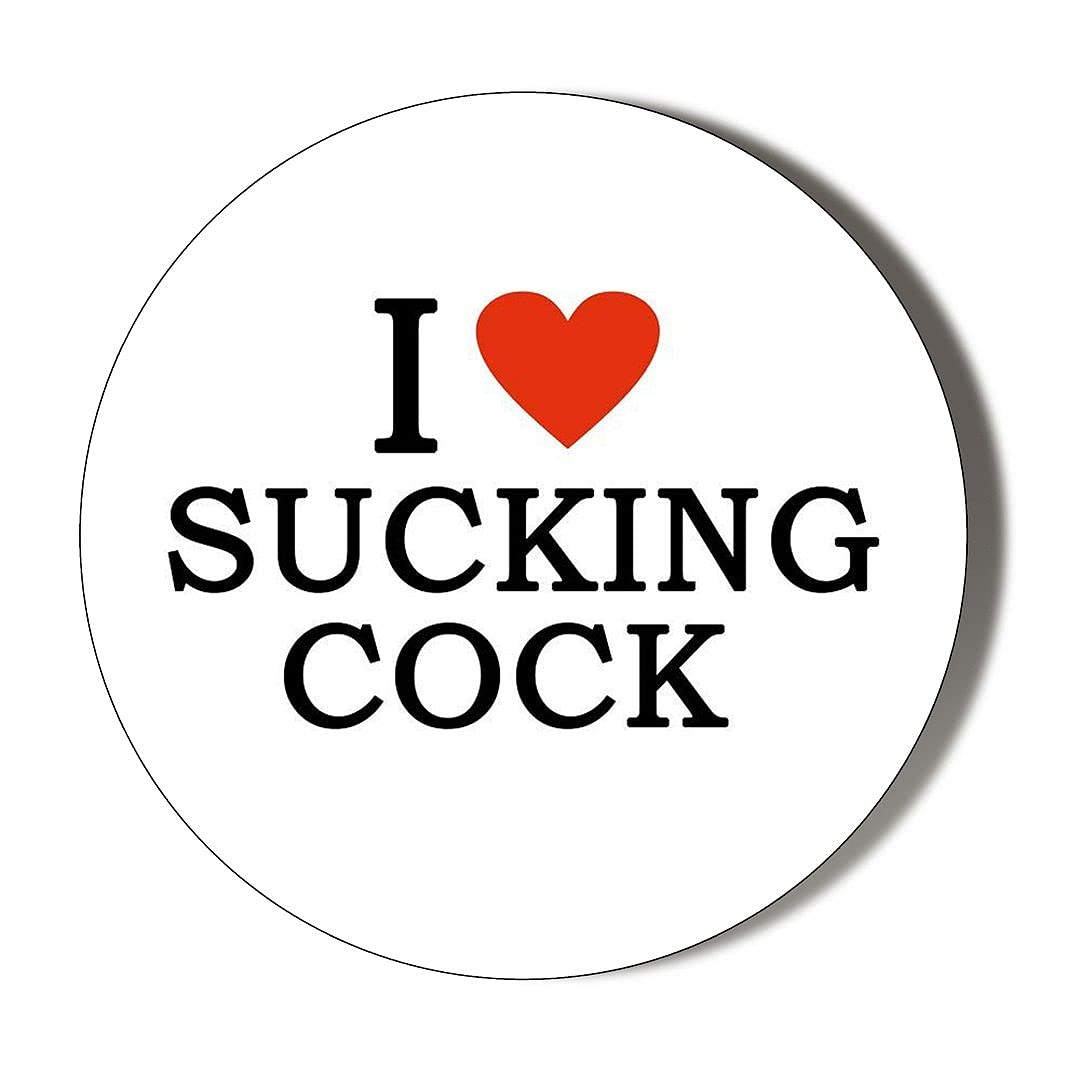 Gift Insanity Multi I Love Sucking Cock 10 X 56Mm Vinyl Stickers Pack Of 10