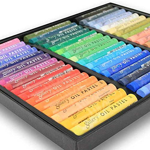 Violetto Soft Oil Pastels 48 Colors Set For Professional Artists, Kids, Oil Based Sticks, Non Toxic Pastel, Soft Texture, No Residue, For Classroom Drawing, Painting #TOP1
