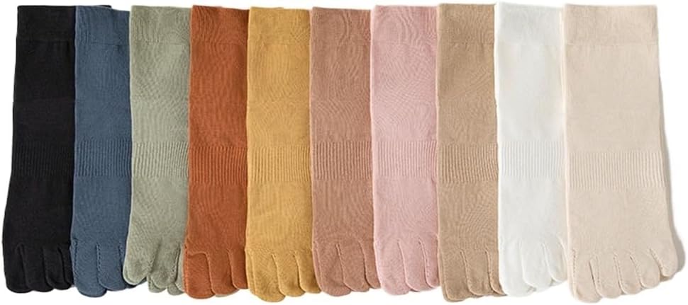 JSEIAJB Five Finger Socks Children Don T Fall in Spring and Autumn Mid Tube Split Toe Socks in Winter
