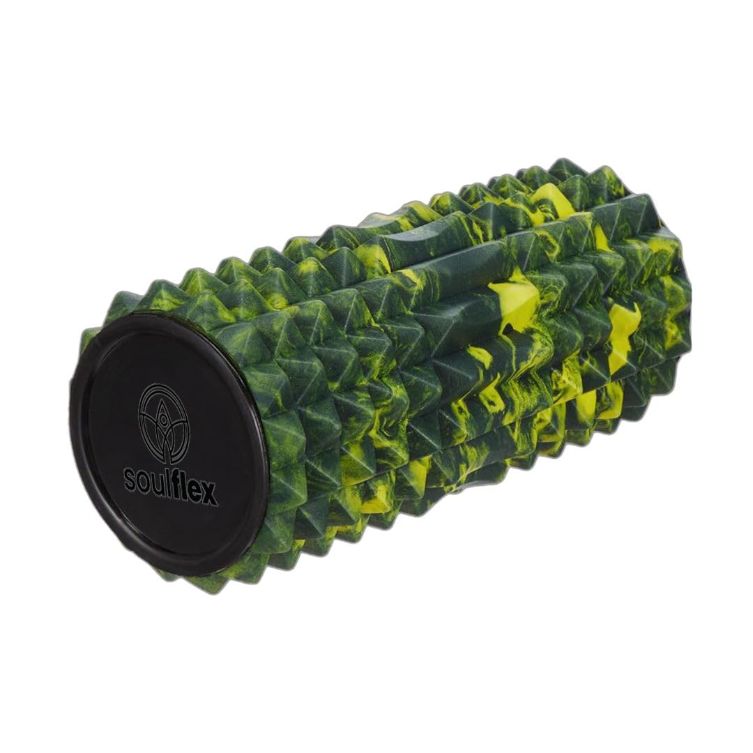 Soulflex Foam Roller For Recovery | High-Density EVA | Fitness Roller For Deep Tissue Massage & Trigger Point Release | 12 Inches | Grid Surface For Pain Relief (B0D6VSLZ29) Amazon Price History, Amazon Price Tracker