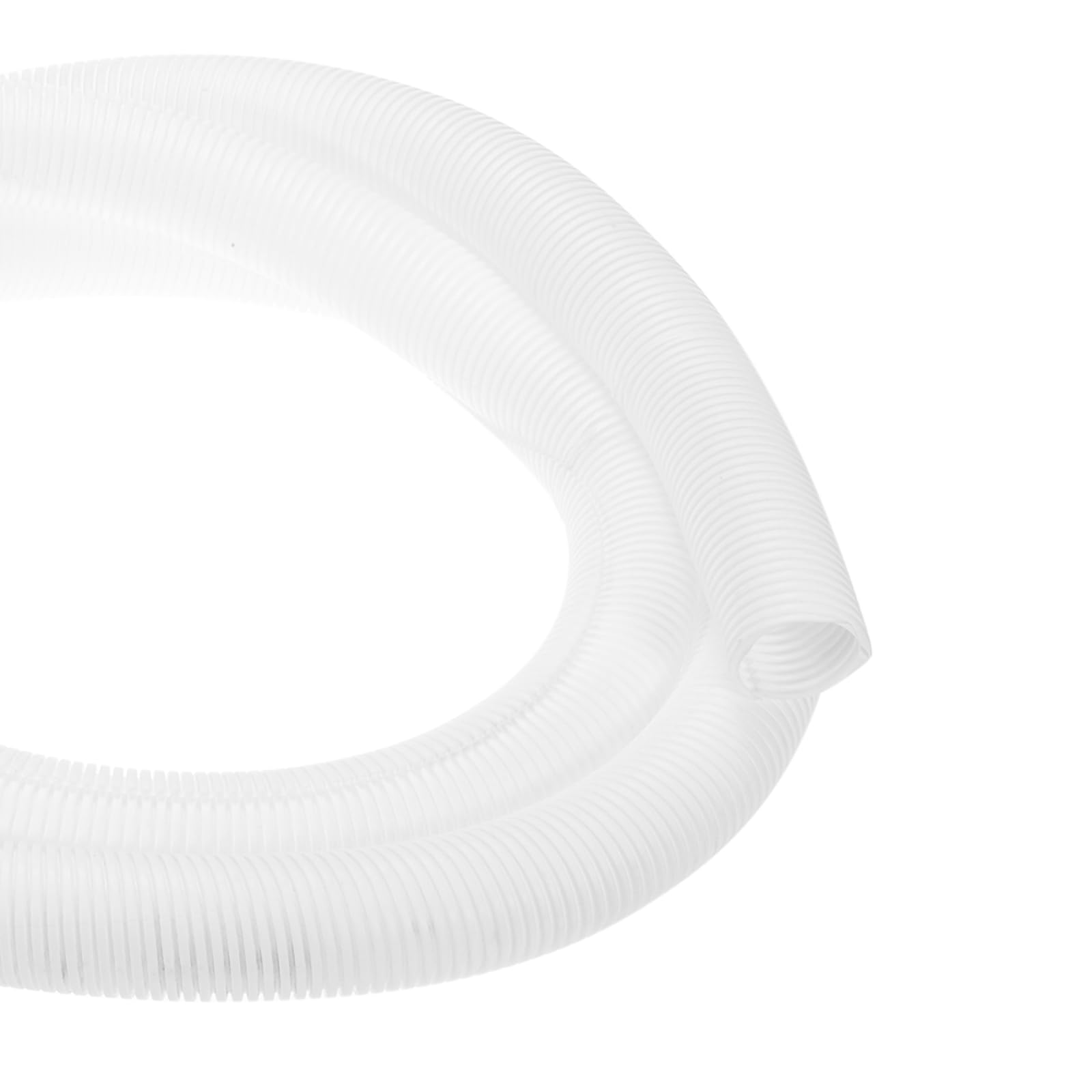 DMiotech 3meter Wire Loom Split Tubing 38mm, Cord Protectors from Pet Flexible Conduit Cable Management for Office, Home, Garden, White