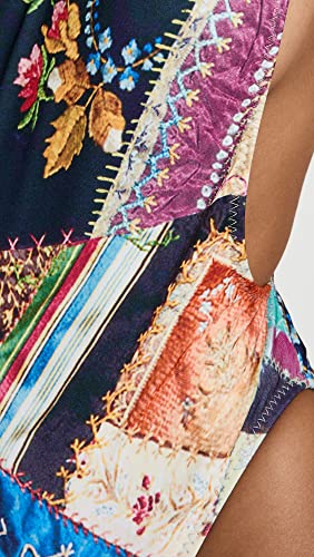 Norma Kamali Women's Marissa One Piece Swimsuit, Vintage Quilt, Print, S #TOP5