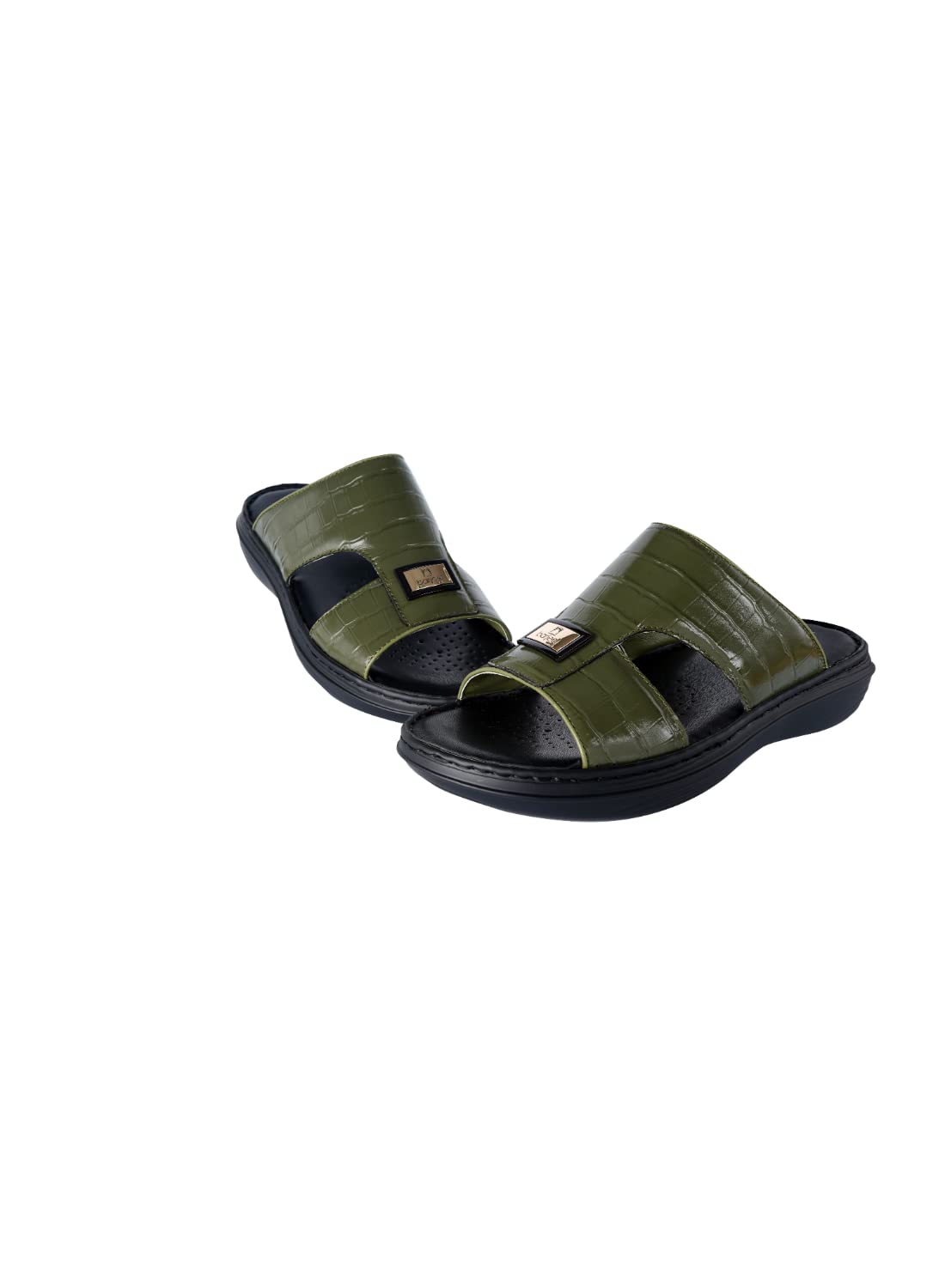 Mens Elegant Arabic Sandals Black 40 008-3125