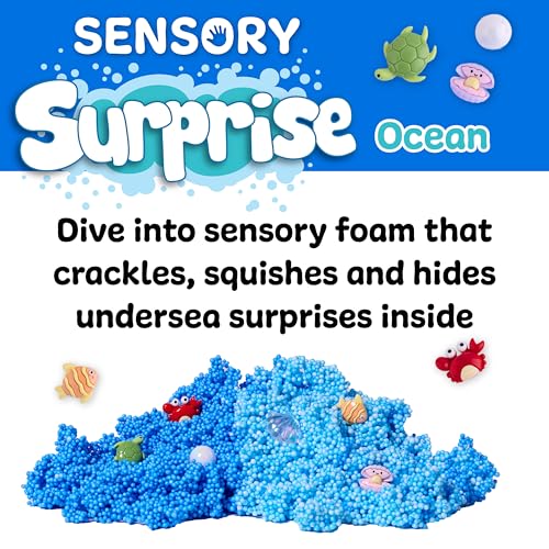 Creativity for Kids Sensory Surprise Ocean Kit | Crunchy Sensory Foam Toy for Kids | Dig, Squish & Discover Hidden Ocean Surprises | Mess-Free, Screen-Free Play (Ages 4+) - Image 2