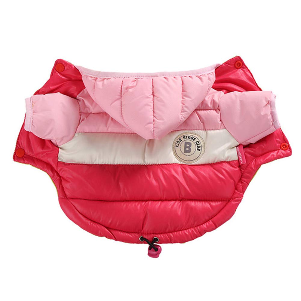 Vêtements pour animaux automne hiver salopette chaude rose t14