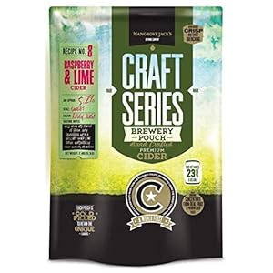 Mangrove Jack’s Raspberry & Lime Cider Bastelset, 23 l, 2,4 kg, 5,2 % Alkohol