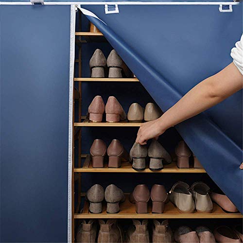 Étagère à chaussures bois modulable 6-8 niveaux, meuble de rangement extensible et empilable - 6