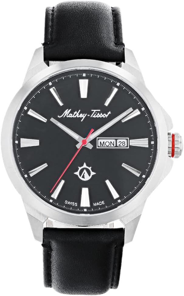 Mathey-Tissot Men’s Watch – Swiss Quartz Movement, Multi-Function Dial, Precision Timekeeping, Durable Construction, Everyday Style, Casual and Functional Timepiece for Men
