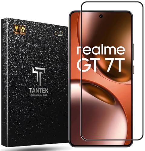 Image of TitanGuard Tempered Glass Screen Protector Guard for OnePlus 13R 5G / Realme GT 7, Realme GT 7T and GT 7T Dream Edition (6.78 Inch)- 9H Hardness, Military Grade, Anti-Static, Easy Installation Kit - 1 PACK